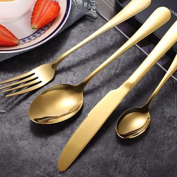 Selina Gold Stainless Steel Cutlery Sets