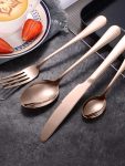 Catalina Rose Gold Stainless Steel Cutlery Sets