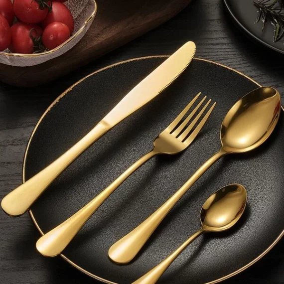 Selina Gold Stainless Steel Cutlery Sets