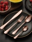 Catalina Rose Gold Stainless Steel Cutlery Sets