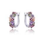 Abigail Women's Cubic Zirconia Huggie Hoop Earrings