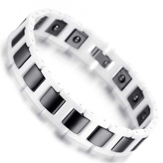 London Men's High Quality Stainless Steel Ceramic Bracelets