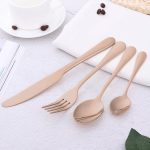 Catalina Rose Gold Stainless Steel Cutlery Sets