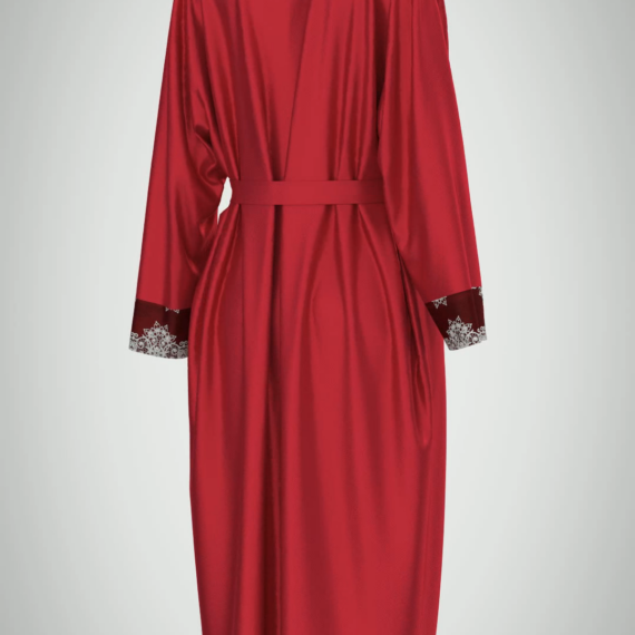 Marcia Beautiful Women's Long Satin Bath Robes