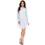 Reiley Women's Beautiful Blue Shirt Dress