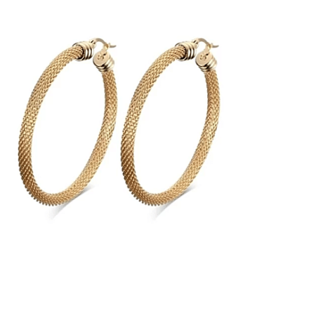 Women's Stainless Steel Hoop Earrings