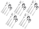 Trent Silver Hammered Stainless Steel Cutlery Sets