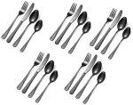 Michelin Black Hammered Stainless Steel Cutlery Sets