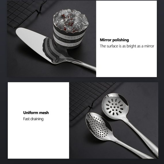 Milan Stainless Steel Kitchen Utensils Sets