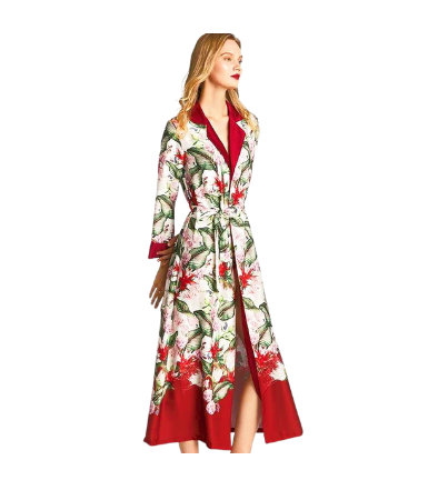 Colleen Women's Long Satin Robes