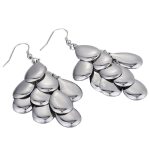 Glenda Women's Stainless Steel Chandelier Earrings